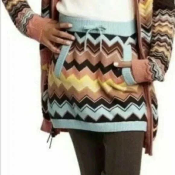 NWT new target missoni 20 years design medium girls chevron zig zag knit skirt - Picture 9 of 12